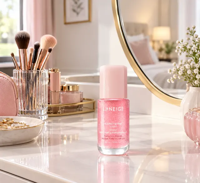 LANEIGE Bouncy & Firm Serum: Korean Slow Anti-Aging Collagen 