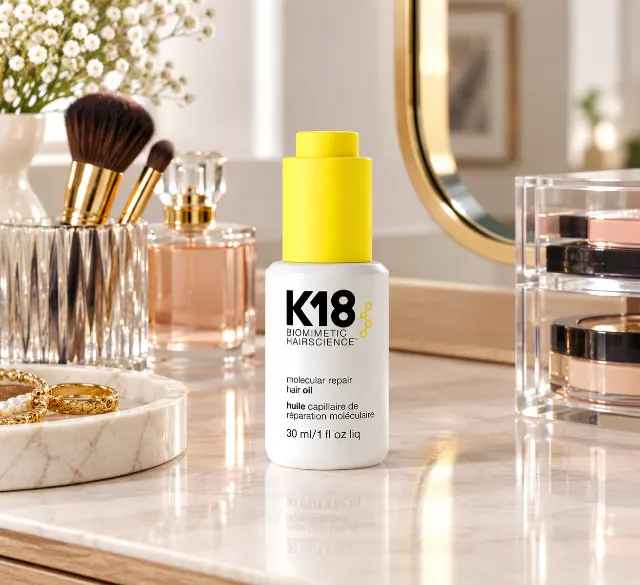 K18 Molecular Repair Hair Oil, Weightless Oil for Stronger, Healthier Hair, Suitable For All Hair Types